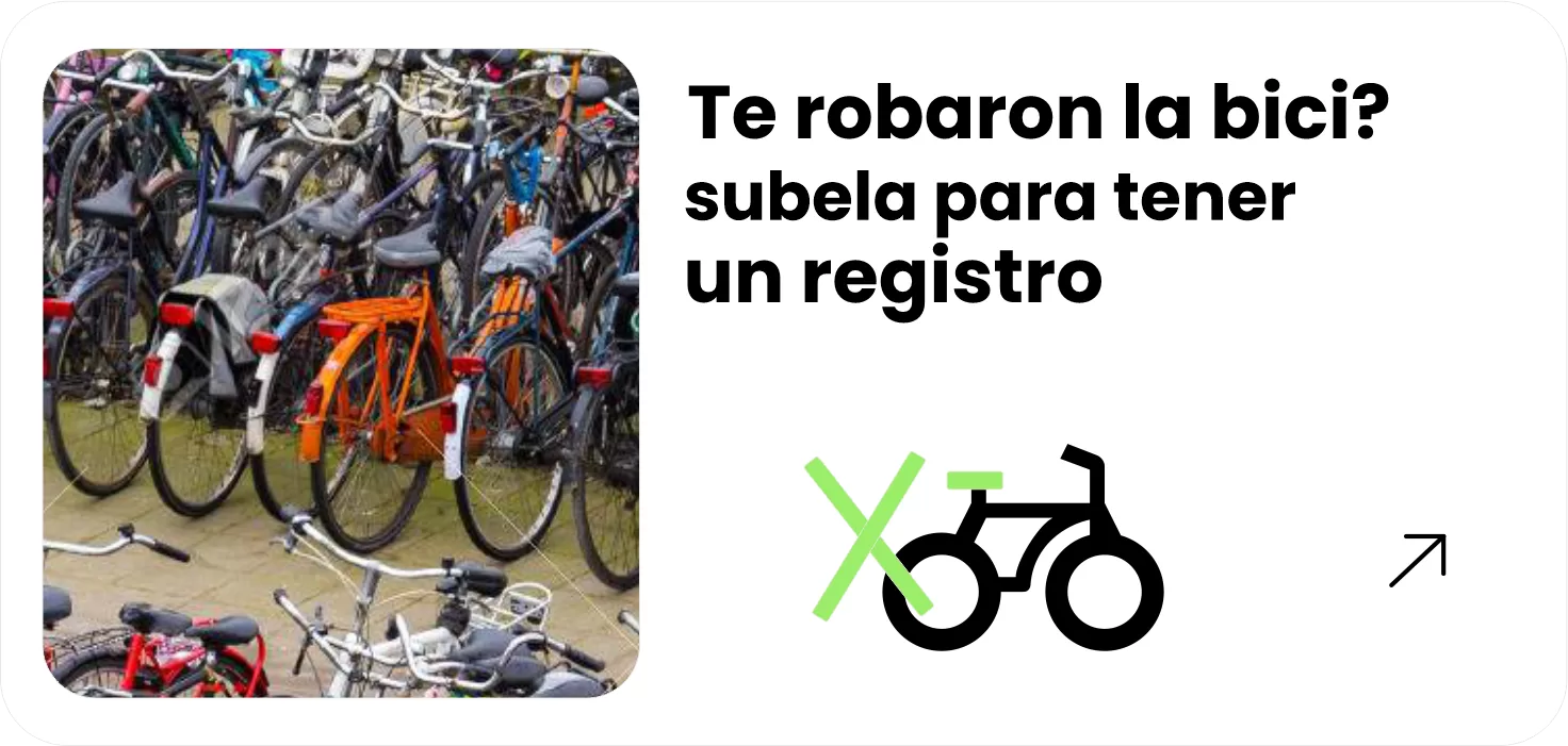 Bicicletas robadas