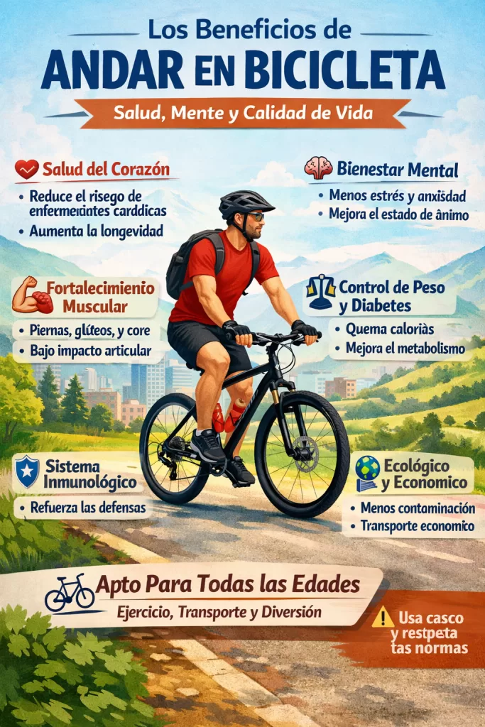 salud en bicicleta